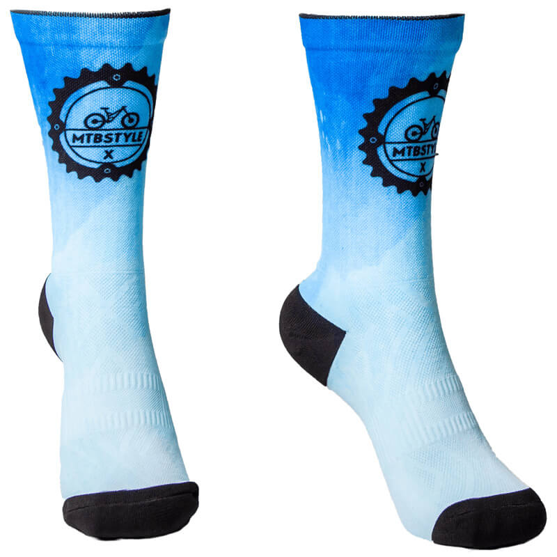 calcetines ciclismo azul xmtbstyle