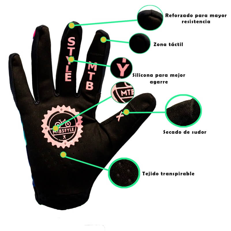 guantes bici carretera xmtbstyle