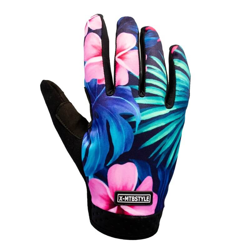 guantes bici flores xmtbstyle