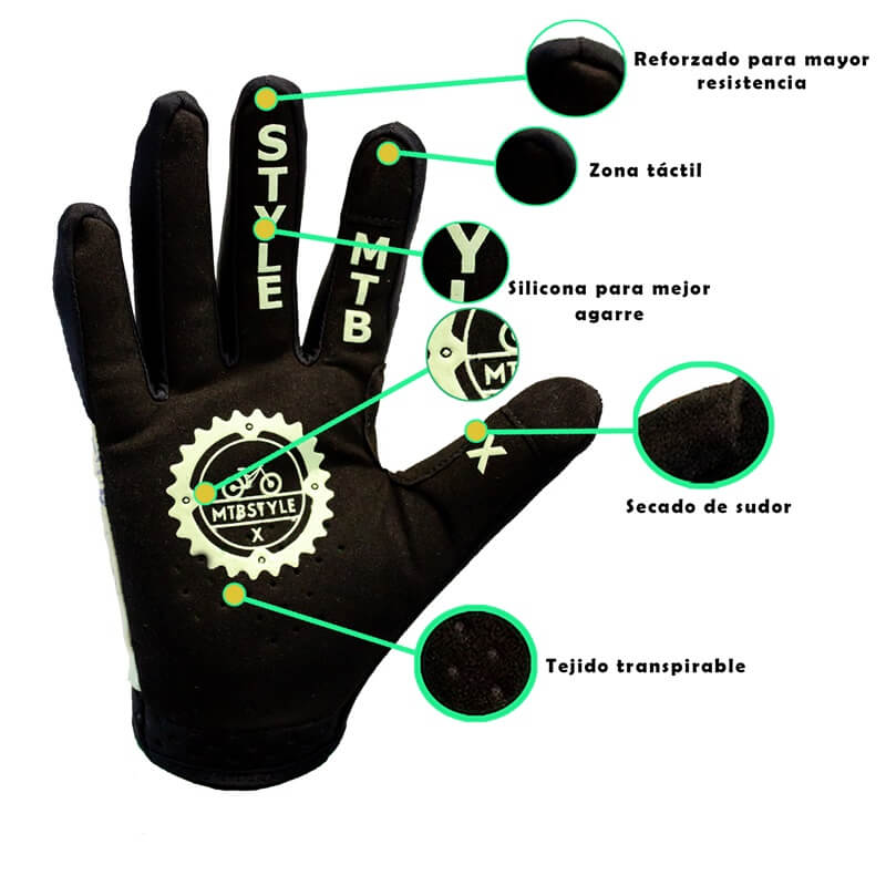 guantes ciclismo hombre xmtbstyle