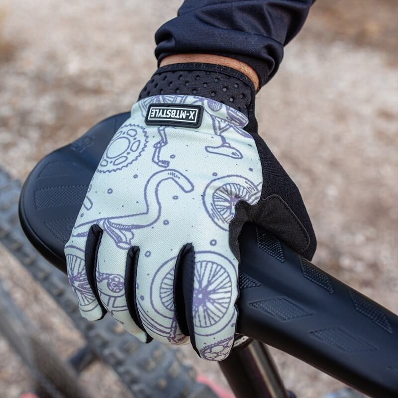 guantes ciclismo verdes xmtbstyle