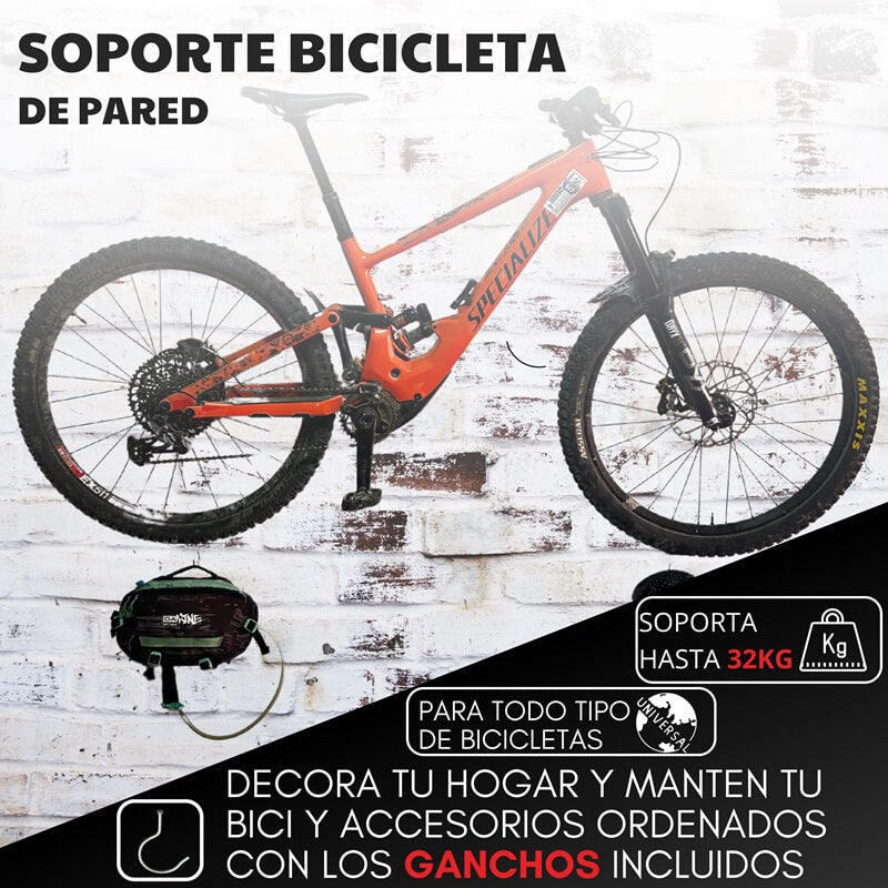 soporte para colgar bici blanco xmtbstyle